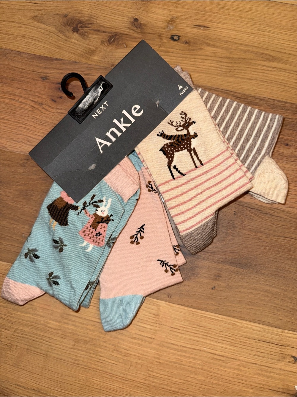 NEW Fall Ankle Socks 4-Pack